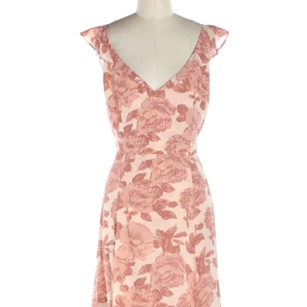 Reformation Rose Floral Dress Size 6